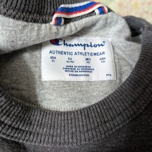 Champion Men's Dark Gray Crewneck Sweater